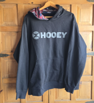 Hooey Hoodie Mens XXL Black Sweatshirt Pullover Rodeo Cowboy Activewear - £22.25 GBP