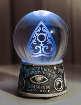 Ebros Wicca Ouija Spirit Board Evil Eye Planchette LED Glass Gazing Ball Statue - £26.61 GBP