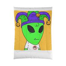 Joker Hat one Tooth Green Alien Anti Human T Shirt Visitor Bed Comforter - $132.53+