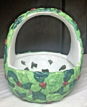 Holiday Porcelain  Basket - $33.71 CAD