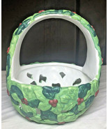 Holiday Porcelain  Basket - $33.40 CAD