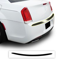 Fit Chrysler 300 Rear Bumper Chrome Delete Cover Decal Blackout Trim Sti... - £23.59 GBP
