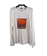 ATM Mens Long Sleeve Sunset Graphic Tee XL - £22.33 GBP