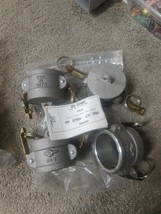 NEW LOT of 4 PT Coupling 2&quot; Aluminum Coupler Dust Cap w/ Latch # 1001120... - $75.98