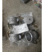 NEW LOT of 4 PT Coupling 2" Aluminum Coupler Dust Cap w/ Latch # 1001120... - $75.98