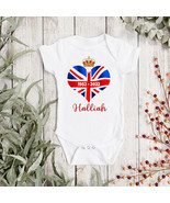 PLATINUM JUBILEE Personalised Baby Vest - Platinum Jubilee Sleepsuit Bab... - $10.82