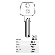3 X CS48 Key Blanks Silca to Suit CISA - £6.20 GBP