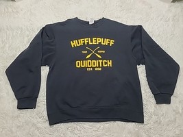 Jerzees Hufflepuff Quidditch Team Keeper Est 1092 L Sweatshirt Jumper Vi... - €7,84 EUR