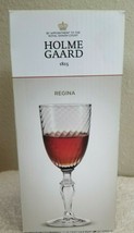 Holmegaard 1825 Regina White Wine Glass Goblet Mouth Blown New In Box 6oz - £31.17 GBP