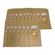 Garfield Brown Paper Lunch Bags 25Pk Sack Did Someone Say Lunch Vintage ... - £20.18 GBP