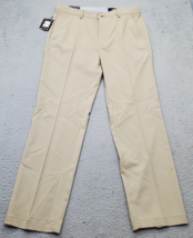 Tourney Golf Performance Pants Men&#39;s 32x30 Brown Moisture Wicking Stretc... - $29.41