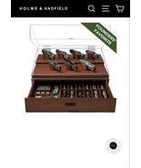 Holme &amp; Hadfield Knife Deck Display Case - 15” x 6.9” x 10.5” | Walnut F... - £137.18 GBP