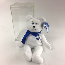 Limited Treasures-Elvis-Premier Limited Edition White Plush Beanie Bear in aCase - $10.75
