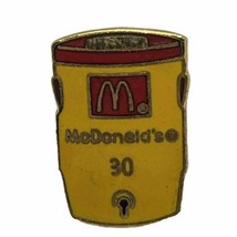 McDonald’s Coffee Carafe Employee Crew Fast Food Restaurant Enamel Lapel... - $7.95