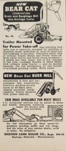 1959 Print Ad Bear Cat Combination Grain Mills Western Land Hastings,Neb... - £6.80 GBP