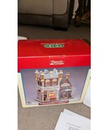 Lemax Plymouth Corners BARBER SHOP 2002 Porcelain Lighted House w/Cord I... - $107.87 CAD