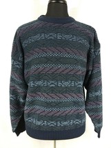 Expressions Worldwide Mens Sweater XL Acrylic Long Sleeve Winter Wear Bl... - £16.97 GBP