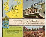 West Friesland Brochure North Holland Hoorn Enkhuizen Medemblik 1950&#39;s - $17.82