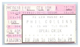 Phil Collins Concerto Ticket Stub Giugno 18 1985 Chicago Illinois - £37.37 GBP