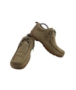 Perry Ellis Chukka Boots Men 9 M Shoes Beige Suede Crepe Soles Lace Up M... - $641.26 MXN