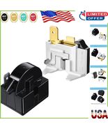 Universal 15A PTC Starter Relay &amp; Overload Combo for LG Refrigerator Mai... - $18.59 CAD