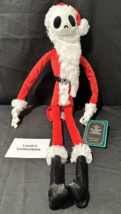 Santa Jack Skellington plush 26&quot; Nightmare Before Christmas Halloween Disney toy - £34.87 GBP