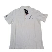  Nike Air Jordan 23 Jumpman Men Polo White 458779 101 Rare Casual T Shirt SZ L - £47.96 GBP