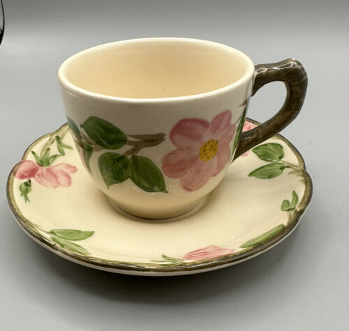 Franciscan Desert Rose Cup Saucer 1966-1973 Made in England - $12.16