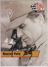Maurice Petty Autographed 1991 Pro Set NASCAR Racing Card - $19.99