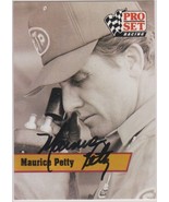 Maurice Petty Autographed 1991 Pro Set NASCAR Racing Card - $379.94 MXN