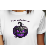 &quot;I&#39;m Just Here for the Boos&quot; T-Shirt | Spooky Pumpkin Design | 100% Cott... - $355.24 MXN+