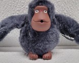 Kipling Monkey Gorilla Ape Plush Keychain Marcello Black Brown - £9.63 GBP