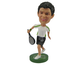 Custom Bobblehead Male Tennis Player About To Win The Grand Slam - Sports &amp; Hobb - £71.58 GBP