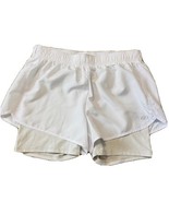Shorts N.Y.L. Sport New York Laundry Womens Sz L White Lined Athletic Bo... - $22.98 CAD