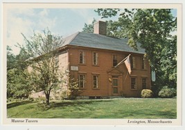 Munroe Tavern Lexington Massachusetts Vintage Postcard Unposted - £3.48 GBP