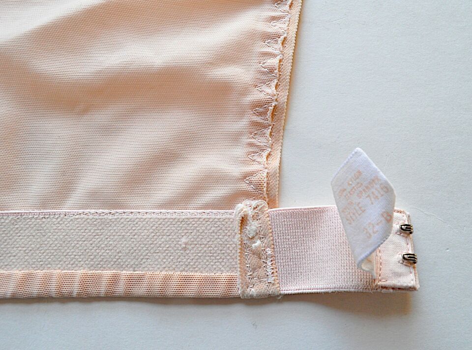 Rudi Gernreich for Exquisite Form No Back Bra 32 B Pink Long Line Vintage 60s Item image 8