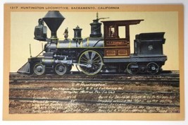 HUNTINGTON LOCOMOTIVE, SACRAMENTO, CALIFORNIA 1317 PC Train Railroad Unp... - £11.99 GBP