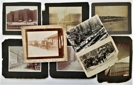 Lot Antique 8pc Edward Hines Lumber Company Buffalo Grove Il Photos Occupational - £233.45 GBP