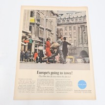 1964 Pan Am Airlines The Continental Insurance Company Fox Print Ad 10.5... - £6.38 GBP