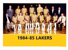 1984-85 Los Angeles Lakers 8X10 Team Photo Basketball Picture Nba La - £3.94 GBP