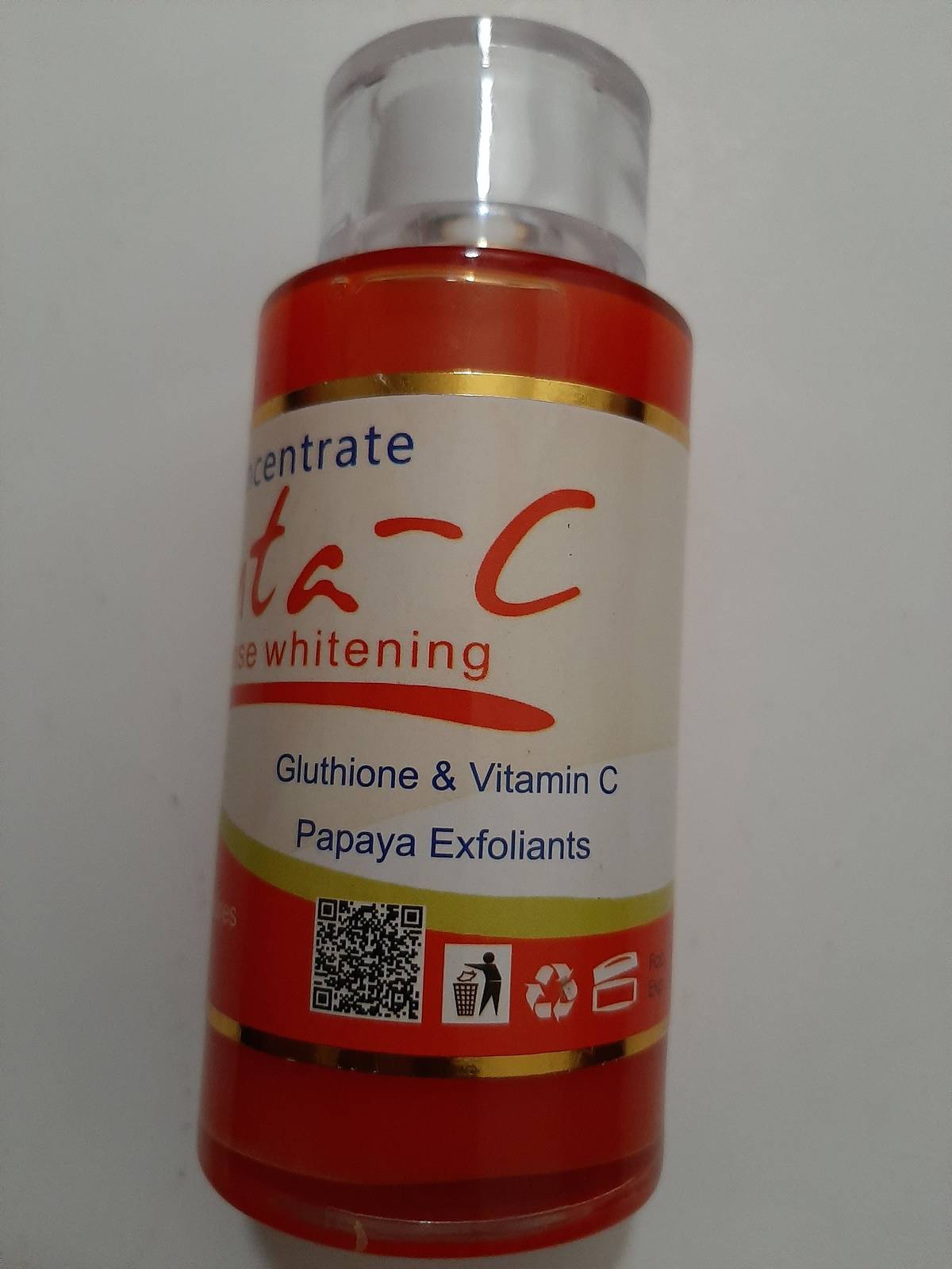 Gluta-c intense whitening concentrate with Glutathione, vitamin and papaya exfol - $27.99