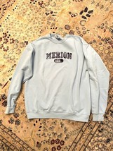 Vintage Baby Blue Womens Merion CC sweatshirt PA Philly large L Main Line - £18.52 GBP