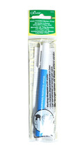 Clover Water Soluble Fabric Marker Fine Blue - £5.72 GBP