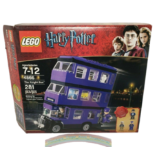 LEGO 2011 HARRY POTTER THE KNIGHT BUS 4866 281 PIECES W/ 3 MINI FIGURES ... - $47.50