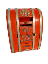 VINTAGE  8&quot; Tall X 5&quot; Wide EDWARDS LOCAL FIRE ALARM PULL DOWN STATION - £77.43 GBP