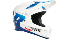 New Thor Sector 2 Carve White Blue Helmet MX Motocross ATV Adult Sizes X... - £102.98 GBP