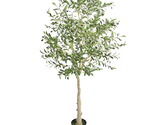 VEVOR Artificial Olive Tree, 6 FT Tall, PE Material &amp; Anti-Tip Tilt Prot... - $54.90