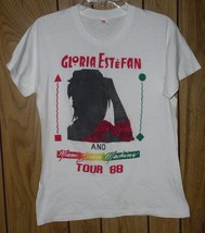 Gloria Estefan Concert Tour T Shirt Vintage 1988 Single Stitched Size Me... - $164.99