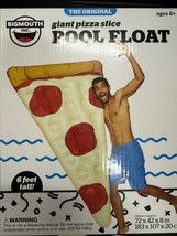 BIG MOUTH Giant Pepperoni Pizza Slice Pool Float 6 FT Tall Swim Tube Raft - £12.60 GBP