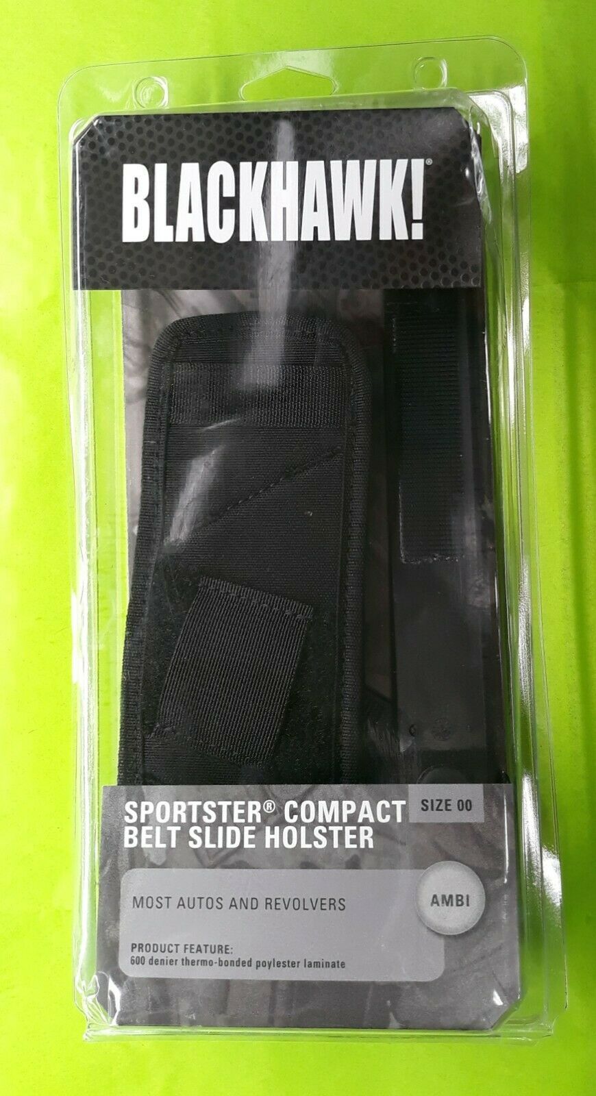 Blackhawk Sportster Compact Belt Slide Holster B990260BK Amidextrous - $9.99